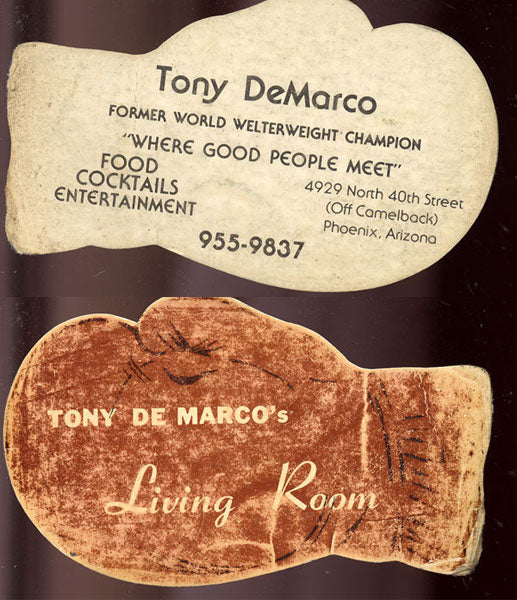 DEMARCO, TONY RESTAURANT BUSINESS CARD