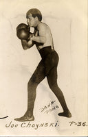 CHOYNSKI, JOE REAL PHOTO POSTCARD