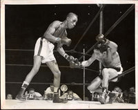 PEP, WILLIE-SANDY SADDLER WIRE PHOTO (1950)