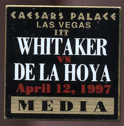 DE LA HOYA, OSCAR-PERNELL WHITAKER MEDIA PIN (1997)