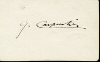 CARPENTIER, GEORGES INK SIGNATURE (PSA/DNA)