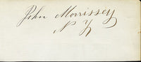 MORRISSEY, JOHN INK SIGNATURE
