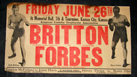 BRITTON, JACK-DAVE FORBES ON SITE POSTER (1925)