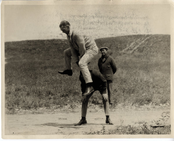 DEMPSEY, JACK WIRE PHOTO (1919-TRAINING FOR WILLARD)