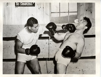 LOUIS, JOE WIRE PHOTO (1940-TRAINING FOR GODOY)