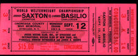 BASILIO, CARMEN-JOHNNY SAXTON FULL TICKET (1956)