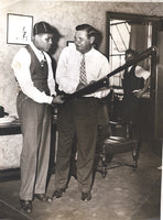 LOUIS, JOE & BABE RUTH WIRE PHOTO (1930'S)