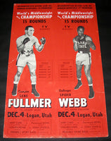 FULLMER, GENE-SPIDER WEBB ON SITE POSTER (1959)