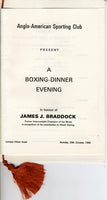 BRADDOCK, JIMMY BOXING DINNER PROGRAM