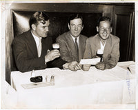BRADDOCK, JIMMY & JOE GOULD & JIMMY JOHNSTON WIRE PHOTO