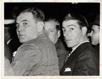 BRADDOCK, JIMMY & JOE DIMAGGIO WIRE PHOTO