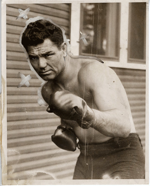 DEMPSEY, JACK-GENE TUNNEY II WIRE PHOTO (1927)