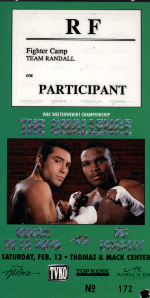 DE LA HOYA, OSCAR-IKE QUARTEY CREDENTIAL (1999)