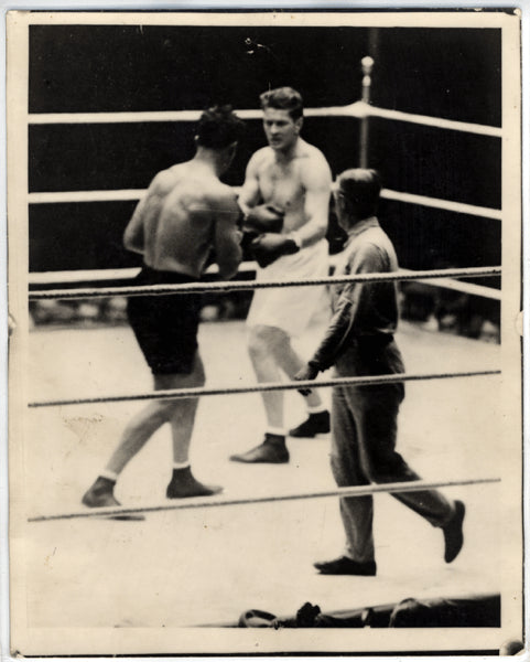 DEMPSEY, JACK-GENE TUNNEY II WIRE PHOTO (1927)