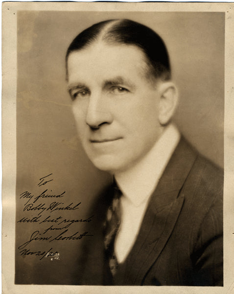 CORBETT, JAMES J. SIGNED PHOTO