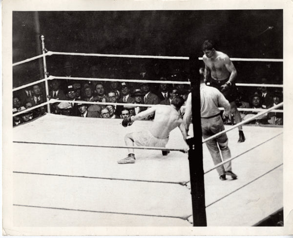 DEMPSEY, JACK-GENE TUNNEY II WIRE PHOTO (1927)