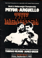 PRYOR, AARON-ALEXIS ARGUELLO II PRESS KIT (1983)