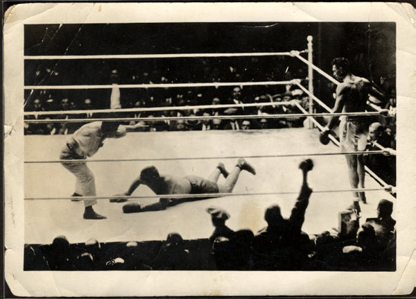 DEMPSEY, JACK-LUIS FIRPO ORIGINAL ANTIQUE PHOTO (1923)