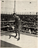 DEMPSEY, JACK ORIGINAL WIRE PHOTO (1921-TRAINING FOR CARPENTIER)