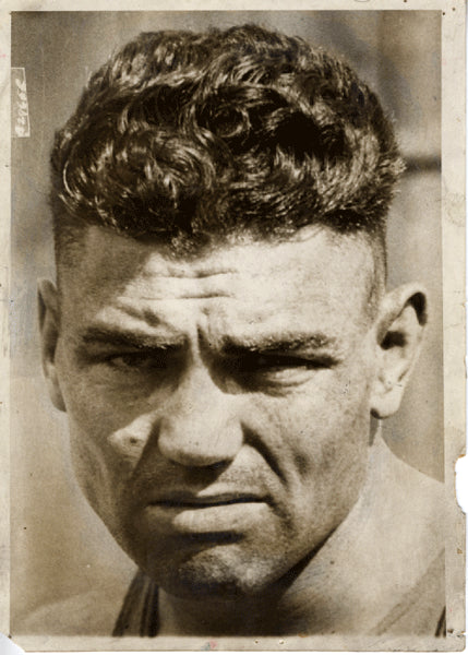 DEMPSEY, JACK ORIGINAL WIRE PHOTO (1919-TRAINING FOR WILLARD)