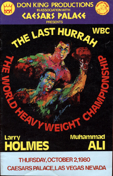 ALI, MUHAMMAD-LARRY HOLMES SOUVENIR PROGRAM (1980)
