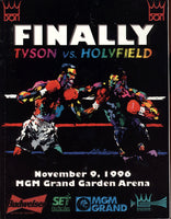 HOLYFIELD, EVANDER-MIKE TYSON I OFFICIAL PROGRAM (1996)