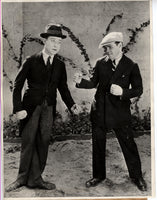 WALKER, MICKEY & HARRY LANGDON WIRE PHOTO