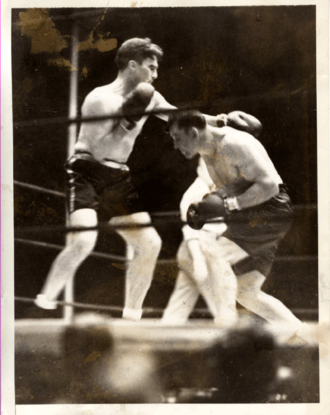 SHARKEY, JACK-TOMMY LOUGHRAN WIRE PHOTO (1933)