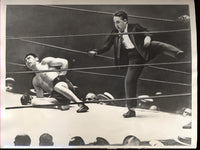 SCHMELING, MAX WIRE PHOTO (1930-JACK SHARKEY FIGHT)