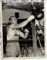 SHARKEY, JACK ORIGINAL WIRE PHOTO (1936)