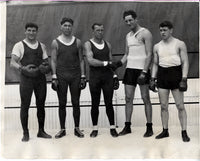 SHARKEY, JACK & FELLOW BOXERS WIRE PHOTO (1930)