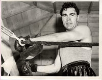 SCHMELING, MAX TRAINING WIRE PHOTO (1930)