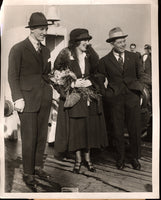 CARPENTIER, GEORGES & WIFE WIRE PHOTO