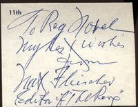 FLEISCHER, NAT INK SIGNATURE