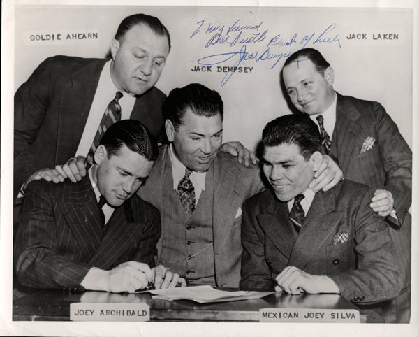 DEMPSEY, JACK SIGNED PHOTO