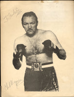 WEPNER, CHUCK VINTAGE SIGNED PHOTO