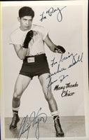 VEJAR, CHICO SIGNED PHOTO POSTCARD