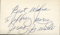 WALCOTT, JERSEY JOE SIGNED INDEX CARD