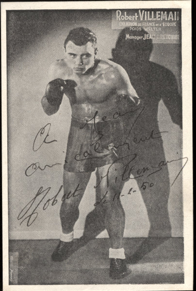 VILLEMAN, ROBERT SIGNED PHOTO