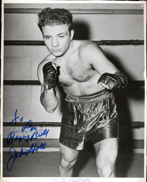 LAMOTTA, JAKE SIGNED PHOTO