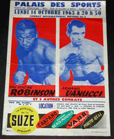 ROBINSON, SUGAR RAY-ARMAND VANUCCI ON SITE POSTER (1963)