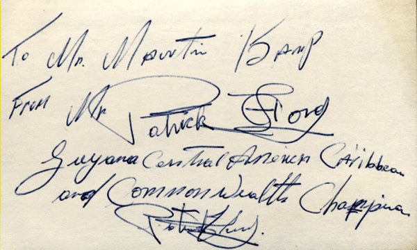 FLOREY, PATRICK INK SIGNATURE