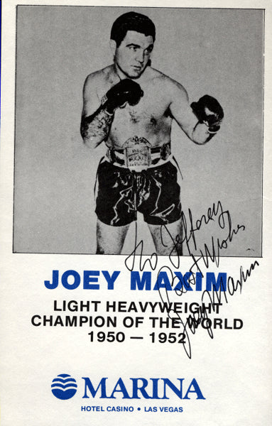 MAXIM, JOEY SIGNED PHOTO