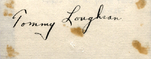 LOUGHRAN, TOMMY INK SIGNATURE