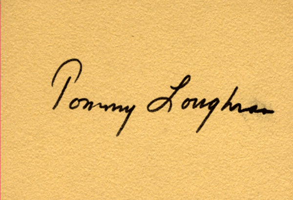 LOUGHRAN, TOMMY INK SIGNATURE