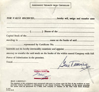TUNNEY, GENE INK SIGNATURE