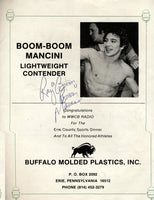 MANCINI, RAY "BOOM BOOM" SIGNED PROMOTIONAL