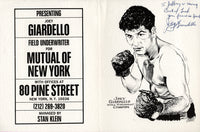 GIARDELLO, JOEY SIGNED PROMO CARD