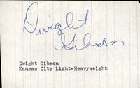 GIBSON, DWIGHT INK SIGNATURE