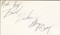 MCCRORY, GLEN SIGNED INDEX CARD